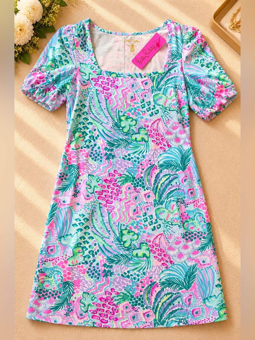 NWT Lilly Pulitzer Haydn Short Sleeve Dress for Women Sz XS